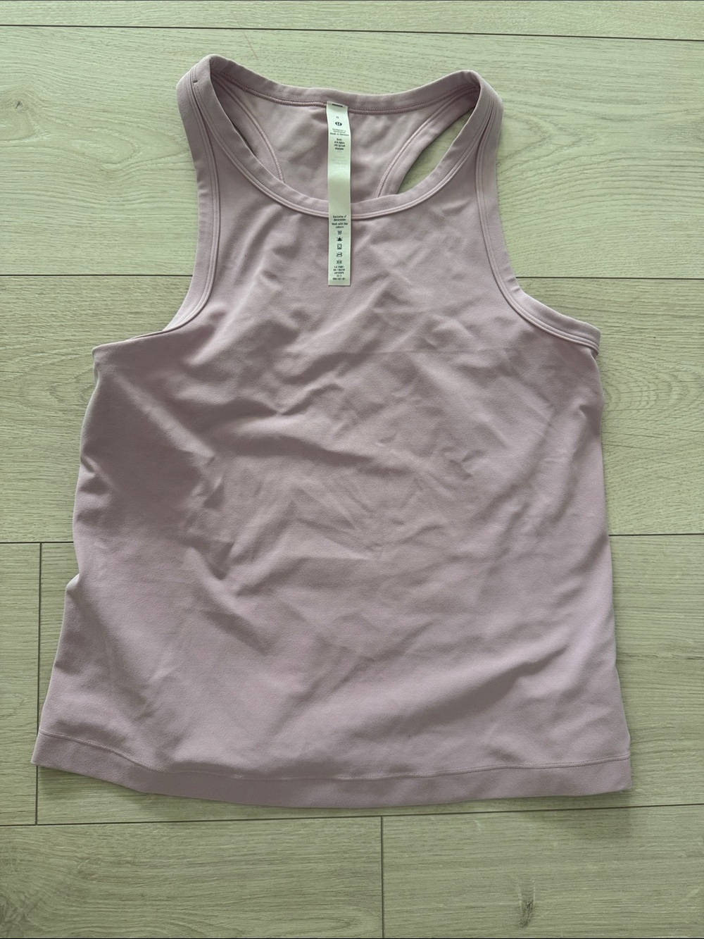 Lululemon Women’s Racerback Tank Top - Light pink with purple undertones